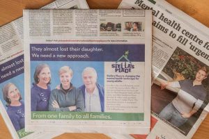 The Green family featured in the newspaper