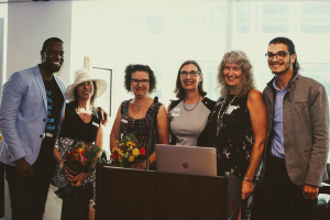 Celebrating Transformational Philanthropists L to R: Asante Haughton, Lindy Green, Karen Green, Donna Green, Jenny Carver & Tarek Kadan