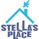 Stella's Place logo in purple and blue
